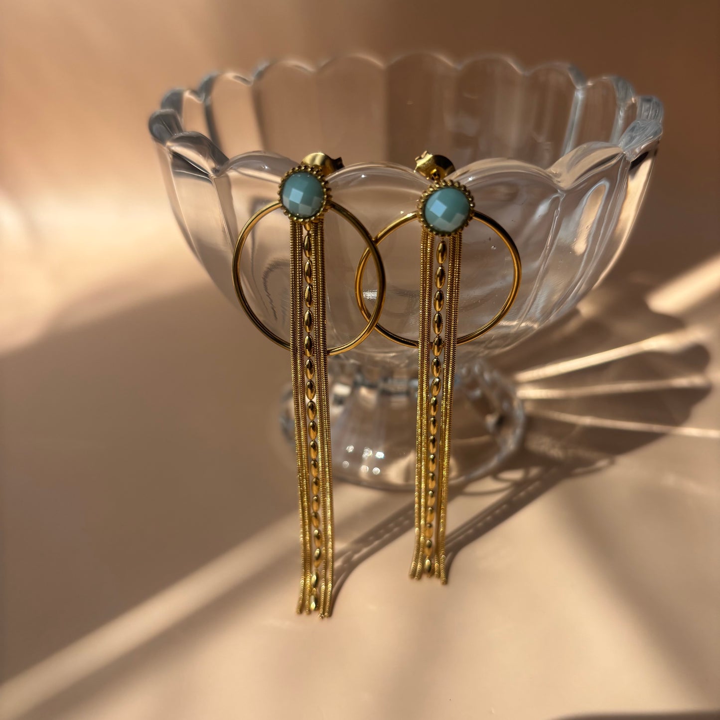 Boucles d'oreilles pendantes