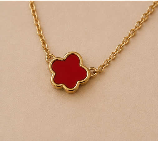 Collier fleur Elégance
